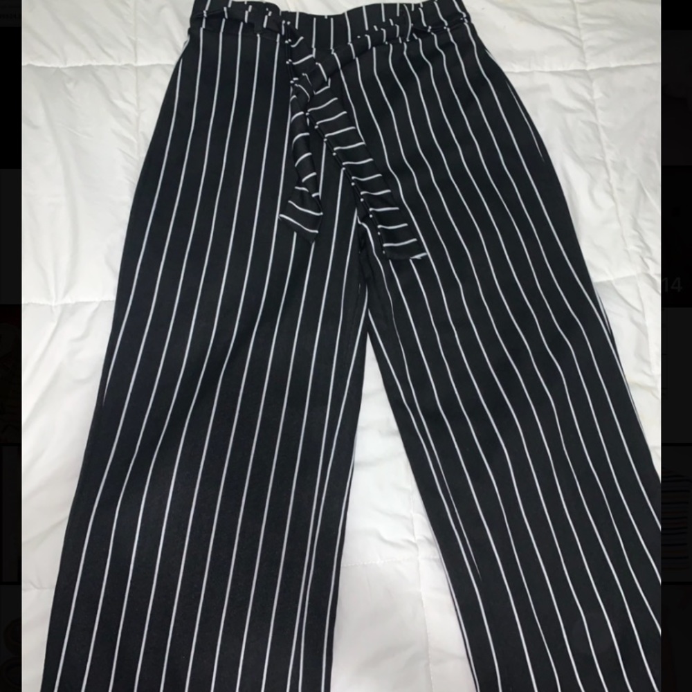 Loose striped pants